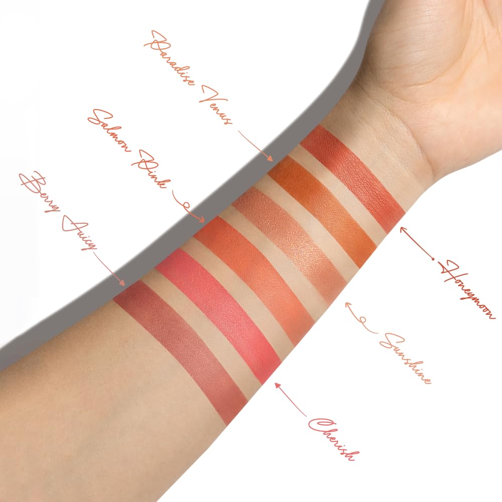 Blush, Powder Blush Makeup, Buildable Color, Lightweight, Blendable, and Smooth Finish