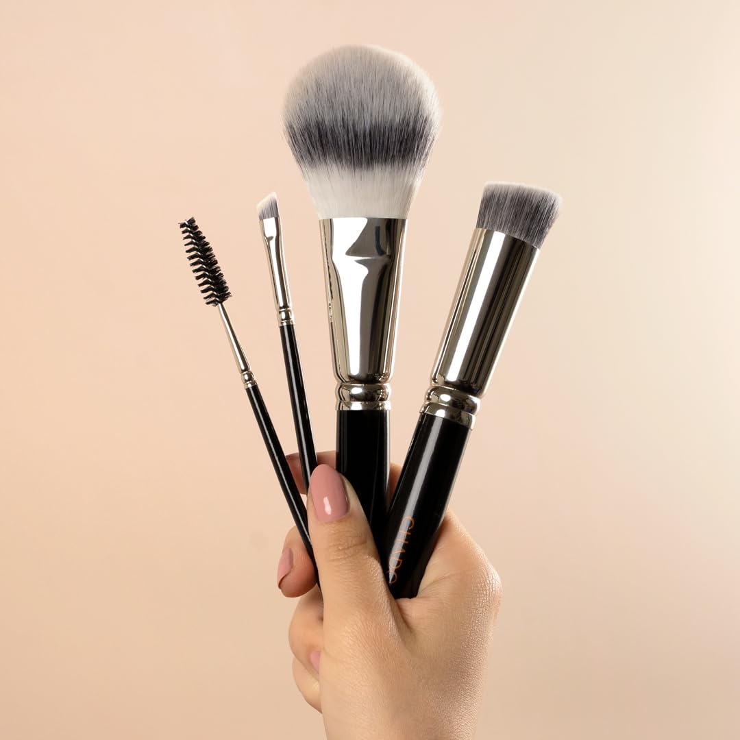 N°4 Brow Brush - Precision Eyebrow and Lash Grooming Tool with Bendable Wand for Flawless Results